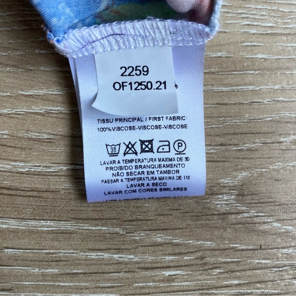 NWT Maloka Dress montgolfière artsy hot air balloon print flutter sleeve Viscose - Picture 6 of 15